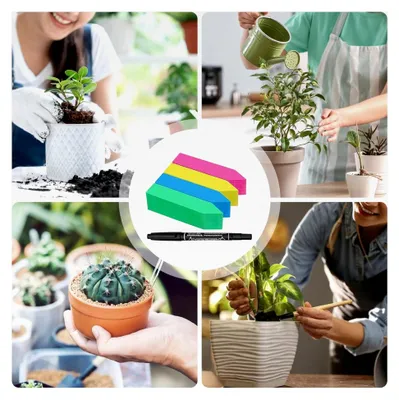 Produktbild von Pflanzenetiketten - 500 Stück wetterbeständig - Etiketten für Garten, Gewächshaus, Terrasse, Hochbeet und Bäume