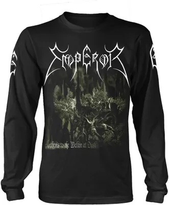Produktbild von Emperor - "Anthems 2014" T-Shirt für Herren/Damen Uni  Langärmlig PH1789 (XL) (Schwarz)