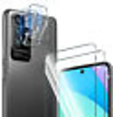 Immagine prodotto di 2X vetro protettivo (display + fotocamera) per Xiaomi Redmi 10 display 9H pellicola blindata