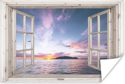 Produktbild von MuchoWow® Poster Aussicht - Meer - Insel 120x80 cm - Bilder