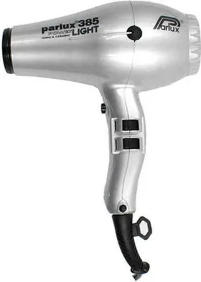 Produktbild von Parlux 385 Powerlight, 79 m³/h, Silber, Einfarbig, Hängeschlaufe, 3,3 m, 2150 W