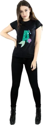 Produktbild von Disney - "Alphabet A Is For Ariel" T-Shirt für Damen BI36932 (XXL) (Weiß)