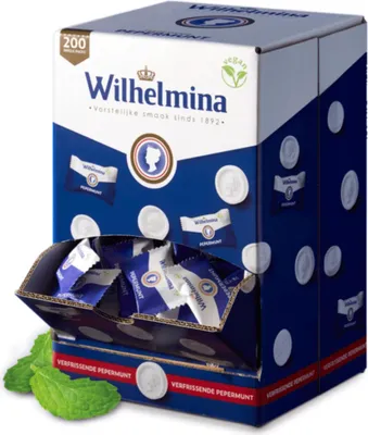 Produktbild von Fortuin - Pfeffermint Wilhelmina Box 200 Stücke | Box ein 200 Stück