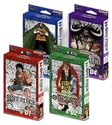 Immagine prodotto di One Piece Starter Deck: ST01-ST04: Deck Set