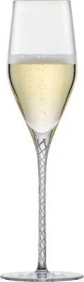 Produktbild von Zwiesel 6 Stück a 2 Stck. SEKT SPIRIT 7 MIT MOUSSIERPUNKT ROSE 121621 + Geschenk  handmade