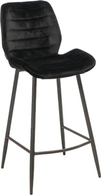 Produktbild von Step 2V, Hocker, Gestell schwarz, Bezug schwarz