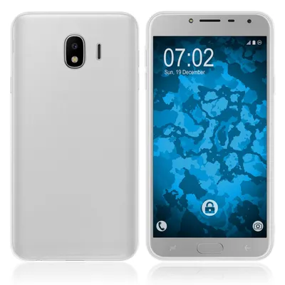 Produktbild von PhoneNatic Case kompatibel mit Samsung Galaxy J4 - Crystal Clear Silikon Hülle transparent Cover