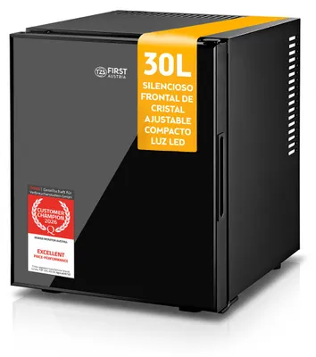 Immagine prodotto di TZS First Austria - Minifrigo da 30 L - 22 dB(A) silenzioso con frontale in vetro