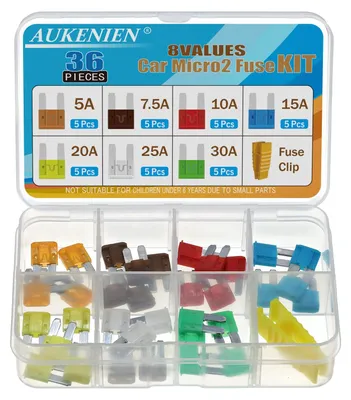 Micro2 Autozekeringsset 5–30 A, 36 Stück, 12 V, für Auto & Wohnmobil