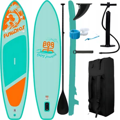 Produktbild von Board Sup 350Cm Funwater - Aufblasbar, Komplett Mit Paddel, Pumpe Und Abdeckung