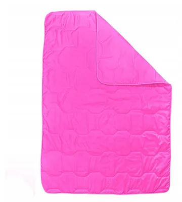 Produktbild von Bettdecke - Ganzjährig - 200x220 cm - Medium - Rosa - aus Mikrofaster und SCHAFSWOLLE