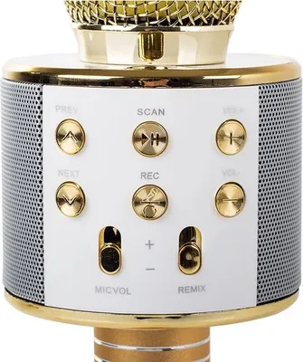 Obrázek produktu pro Verk 01377 Karaoke Bluetooth mikrofon, 1800mAh modrá