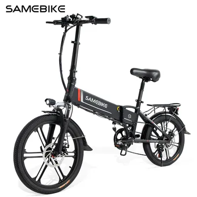 Produktbild von Faltbares Elektrofahrrad 20LVXD30-II, 48 V 10,4 Ah, Doppelfederung, mechanische Doppel-Scheibenbremse, Traglast 150 kg, schwarz