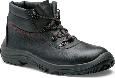 Produktbild von Hochgeschwindigkeitsschuh S3 Gekämmtes Spaltleder Schwarz S24 T.45 - 6372 T.45