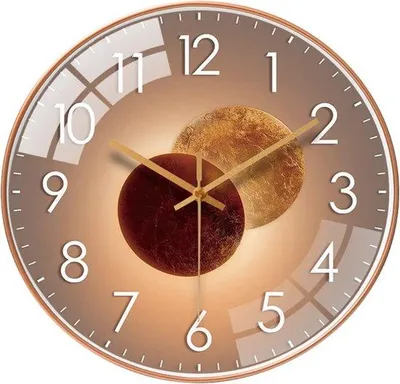 Produktbild von Große Wanduhr ohne Uhrenzeiger - für Wohnzimmer oder Büro - große Ziffern