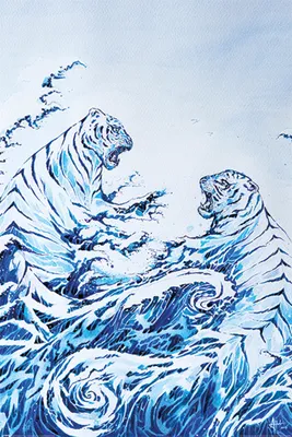 Produktbild von The Crashing Waves Poster Marc Allante 61 x 91,5 cm