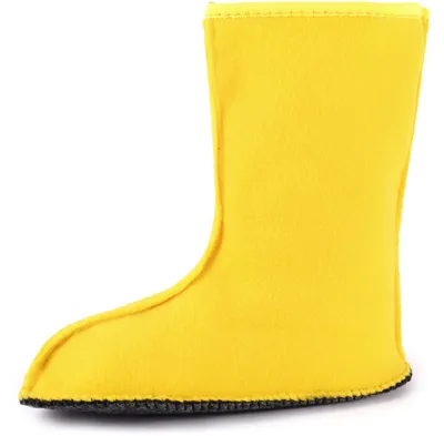 Produktbild von Ladeheid Kinder Mädchen Jungen Wärmende Stiefelsocken Innenschuh für Gummistiefel LA-CA-10 LA-CA-11 (Gelb, 24/25 EU)