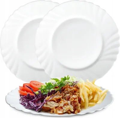 Obrázok produktu pre KADAX Plochý tanier, tvrdené sklo, 25 cm