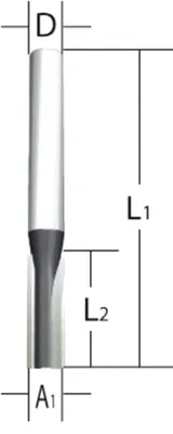 Zdjęcie produktu dla jednoostrzowy frez do rowków D3x13x51 mm, S=8