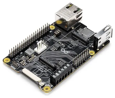 Obrázok produktu pre Arduino Portenta HAT Carrier, kompatibilný s Raspberry Pi HAT, CAN/USB/Ethernet, JTAG, 16 analógových I/O