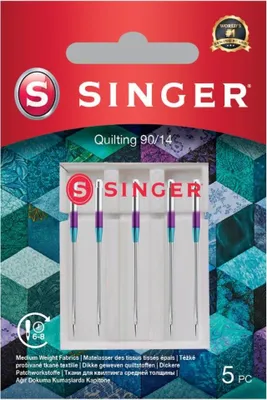Produktbild von Singer Quilting Needle 90/14 5PK 7393033107505