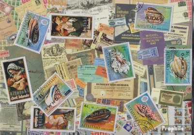 Produktbild von Briefmarken Aitutaki 10 verschiedene Marken