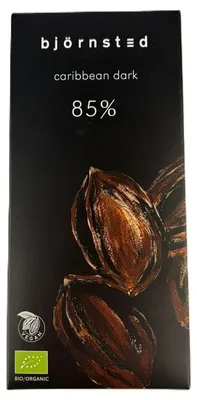 Produktbild von Björnsted Caribbean Dark 85% Bitterschokolade 80g -