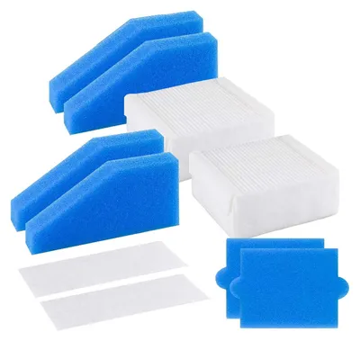 Produktbild von 2 Stück Filter Set komplett 5-teilig geeignet für Thomas Staubsauger der Baureihe Aqua+,Alternative für Thomas Filterset 99 (Teile-Nr. 787241), Ersatzteil enthält 5 Filter
