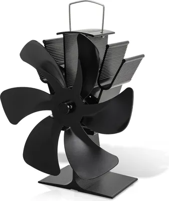 Obrázok produktu pre Jopassy ventilátor na kachle 6-lopatkový ventilátor na kachle 50-350°C ventilátor na kachle bez prúdu
