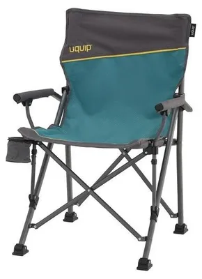 Produktbild von uquip Faltstuhl Roxy klappbar Getränkehalter Flaschenöffner Tasche türkisblau