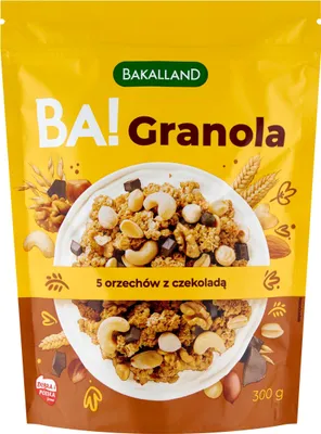 Immagine prodotto di Granola 5 Orzechów i Miodem Bak 300 g
