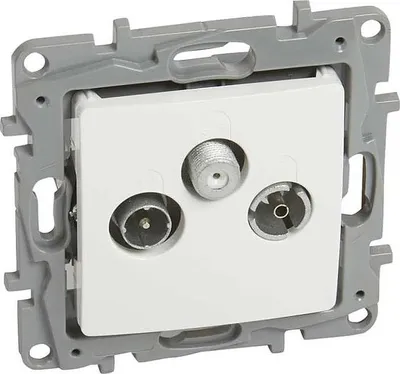 Immagine prodotto di Presa TV+R+SAT terminale 10dB LEGRAND NILOE 764565 bianca