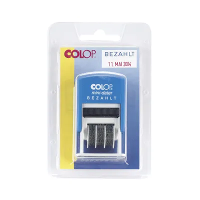 Produktbild von Colop Mini Dater S160 Datumstempel - bezahlt - selbstfärbend