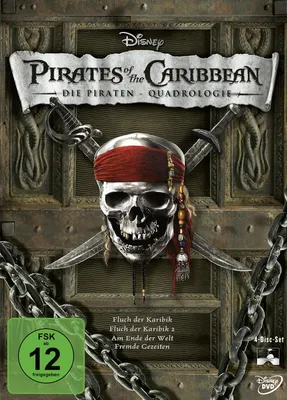 Produktbild von Pirates of the Caribbean 1 - 4 (4 DVDs)
