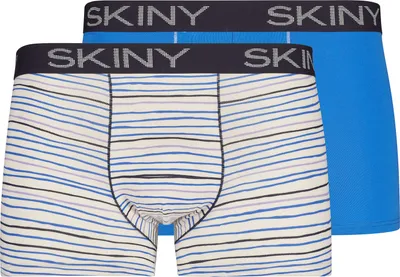 Produktbild von Skiny Herren Pant 2er Pack Baumwolle Multipack Egret Stripes Selection