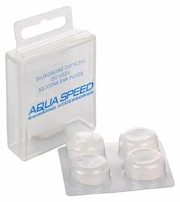 Obrázek produktu pro Silikonové špunty do uší Aqua-Speed 4ks 3374