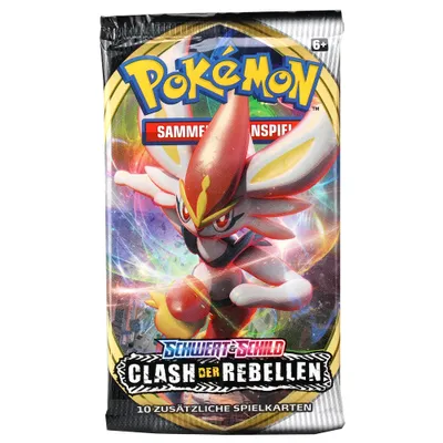 Produktbild von Pokemon Sammelkartenspiel: Booster - Schwert & Schild 2: Clash der Rebellen