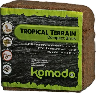 Zdjęcie produktu dla Komodo Tropical Terrain Brick M - podłoże z włókien kokosa 4l komodo