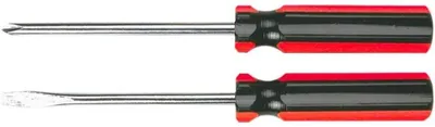 Produktbild von 2-teiliges Schraubendreher-Set, Schlitz- und Kreuzschlitz, ergonomische Griffe