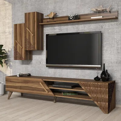 Produktbild von Skye Decor, Beril - Walnut, TV-Schränke, Nussbaum, 180 x 40 x 37 cm