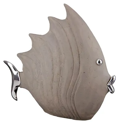 Obrázek produktu pro Casablanca Figur, Fisch, "Fisch", Kunstharz, grau, , L. 9,5 cm, B. 29 cm, H. 26 cm 15311