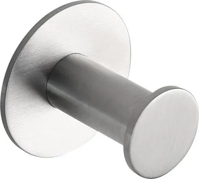 Produktbild von BEASY Kleiderhaken Edelstahl Gebürstet 31x45x45 mm für Bad & Küche >> zum Kleben