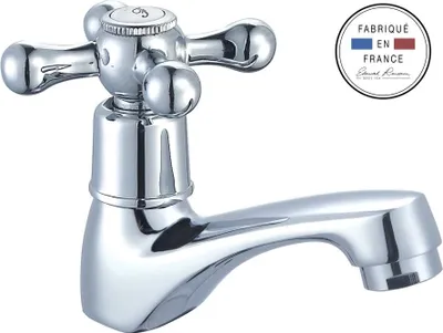 Produktbild von Handwaschbeckenarmatur aus Chrom für Kaltwasser, EDOUARD ROUSSEAU Vintae