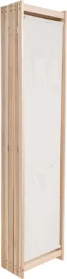 Produktbild von vidaXL 5-teiliger Raumteiler Creme 200 x 170 x 4 cm Stoff