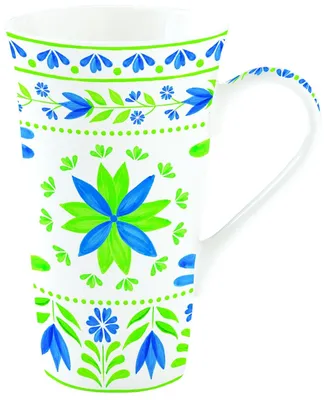 Image de Tasse en porcelaine grandes fleurs Jardin
