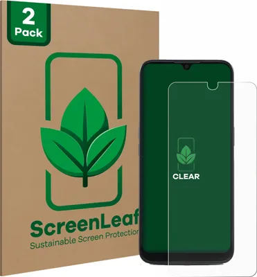 Produktbild von 2x ScreenLeaf Schutzfolie für Doro 8100 nachhaltiger Displayschutz Display Schutz Folie Klar Transparent