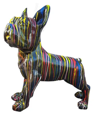Produktbild von Design Dekoration Figur Hund aus Kunststoff Garten Skulptur Statuen 178x180 cm