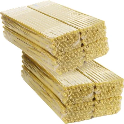 Produktbild von 9,7kg (ca. 500 St) 100% Bienenwachs Tropffrei L: 30cm Altar Ritual Kerze 39129