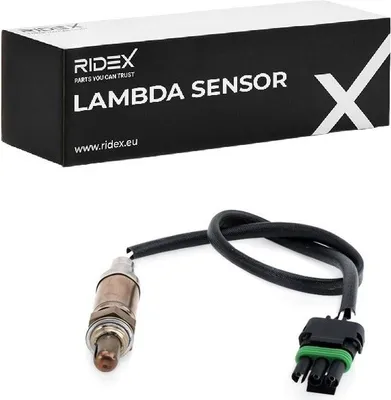 Produktbild von RIDEX Lambdasonde für VW Transporter IV Bus (70B, 70C, 7DB, 7DK, 70J, 70K, 7DC, 7DJ) Beheizt 450mm 3922L0043