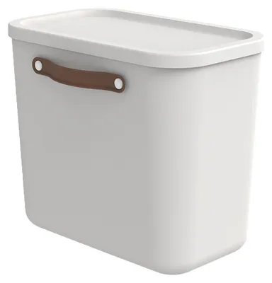 Produktbild von Rotho Aufbewahrungsbox 25L Maloja - Kunststoffbox 40 x 23,5 x 34 cm - Box mit Deckel - Stapelbox sicher verschließbar - Plastikbox